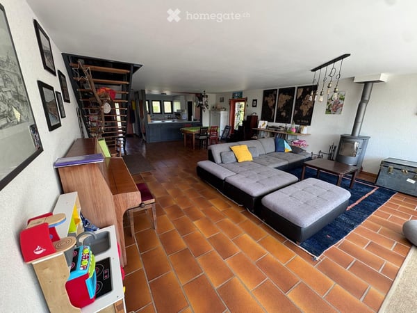 Chambres à louer en colocation à Etoy (grand espace communs) 1