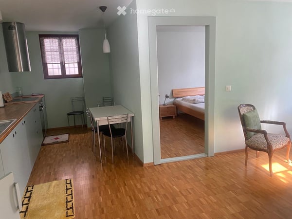Visp, Zentrum, möblierte 1 Zimmer-Wohnung zu vermieten 3
