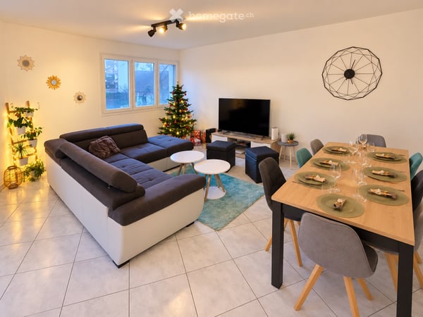 Magnifique appartement avec grand balcon à Sierre à louer. 4