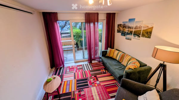 Appartement 2.5 pieces avec jardin 1