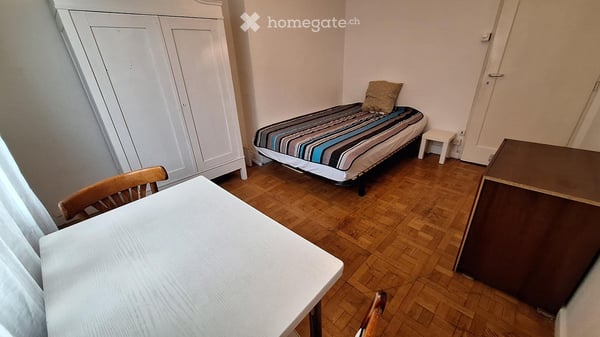 chambre meublée, proche du lac, eaux-vives, pour 1 salarié 1
