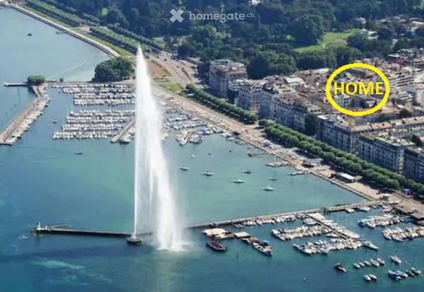 chambre meublée, proche du lac, eaux-vives, pour 1 salarié 5