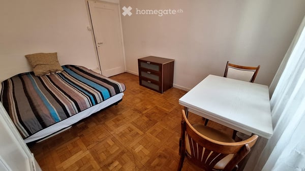chambre meublée, proche du lac, eaux-vives, pour 1 salarié 2