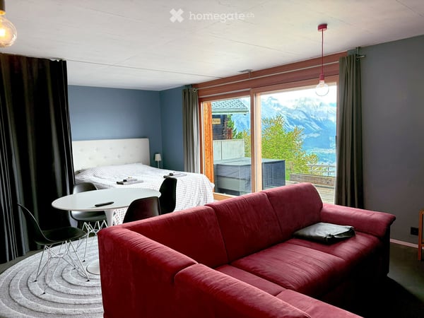 Joli Studio au bord des pistes à Veysonaz 1