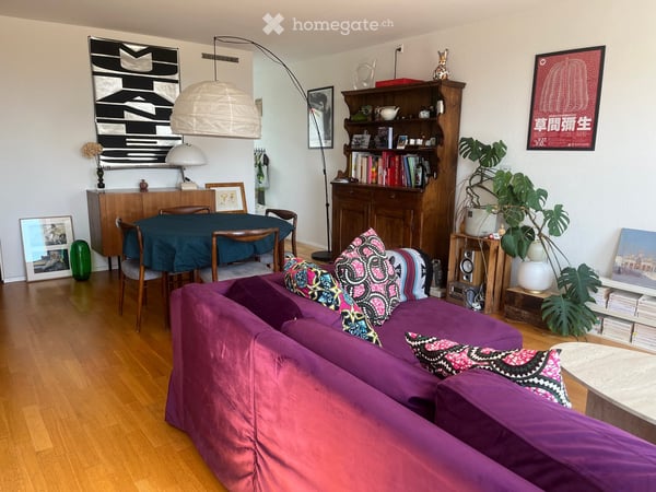 Duplex lumineux de 3,5 pièces, disponible au 15 décembre. 2