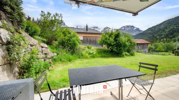 Appartement d'une pièce meublé avec terrasse aux Diablerets 5
