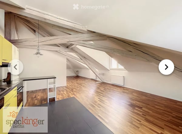 Loft rénové de 20 m² à Lausanne 3