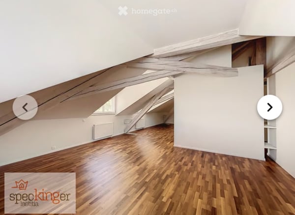 Loft rénové de 20 m² à Lausanne 4