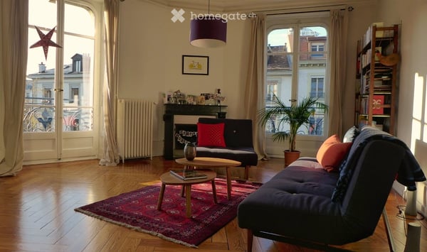 Reprise de bail: appartement de 4.0 pièces aux Eaux-Vives 1