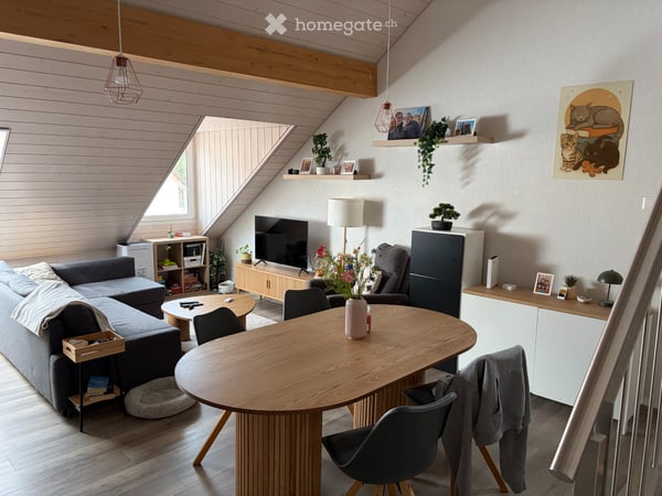 Appartement 3 pièces en duplex  70 m²  1.11.2026