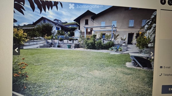 Appartement 3.5 pièces Champlan, jardin, calme 1