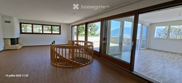 Choëx à louer villa en terrasse vue grandiose 1 km du centre 5