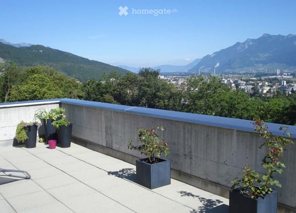 Choëx à louer villa en terrasse vue grandiose 1 km du centre 4