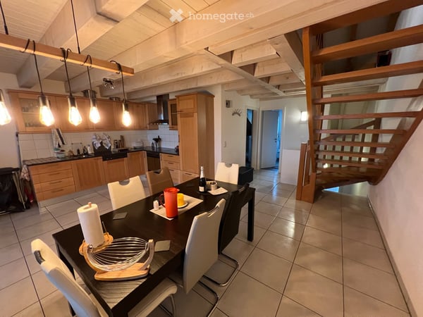 Duplex 3,5 pièces meublé à Neyruz sans vis-à-vis avec vue 2