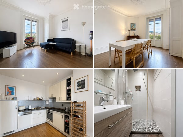 Plainpalais | Lumineux 3 pièces avec balconet | 80m2 1