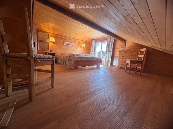 Chalet individuel authentique, saison hiver, Gryon Frience 5