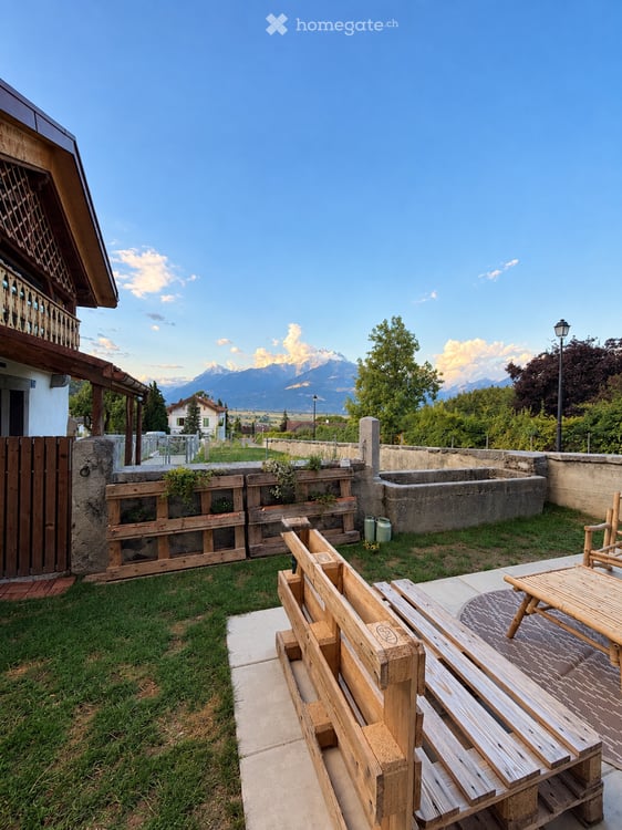 Ollon  3,5 pièces 46 m² avec jardin privatif et terrasse 1