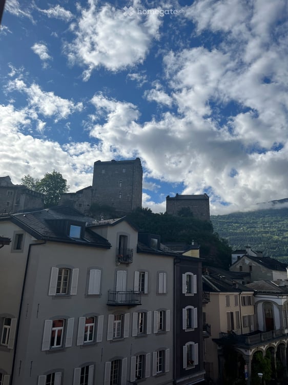 Appartement 1.5 pce au centre ville de Sion, mansardé, 1