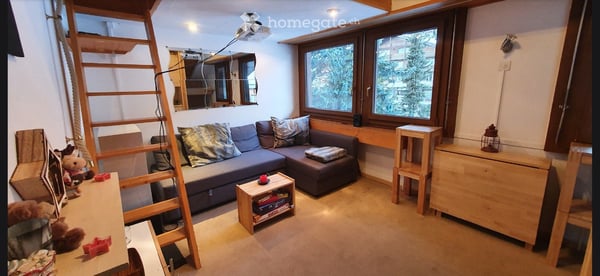 Studio meublé avec mezzanine à louer à lannée  Anzère 1