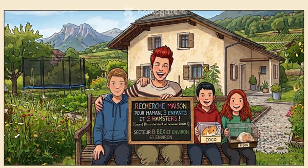 RECHERCHE MAISON À LOUER BEX 6