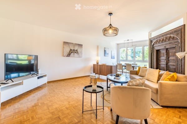Bel appartement 4.5 pièces meublé avec vue les montagnes 2