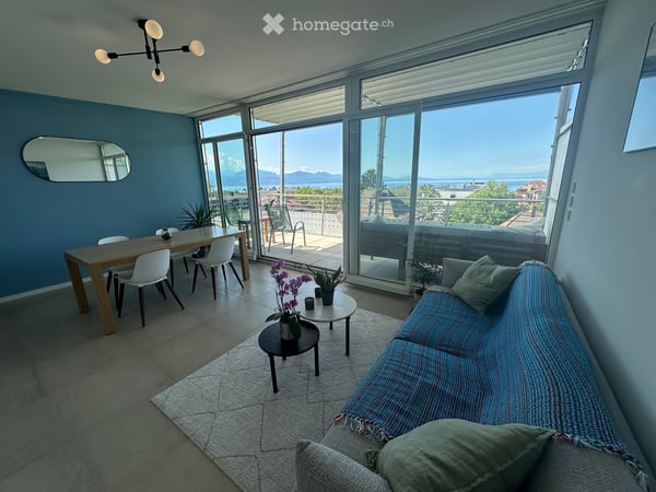 Appartement 2.5 pièces meublé avec vue lac - Lausanne 1