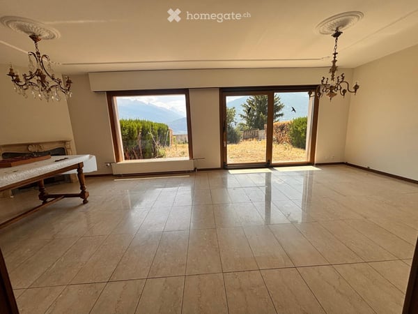 Villa familiale plein sud Savièse 2