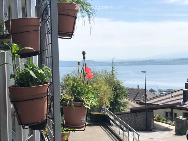 3 pièces traversant de 79 m² avec balcon et vue sur le lac 1
