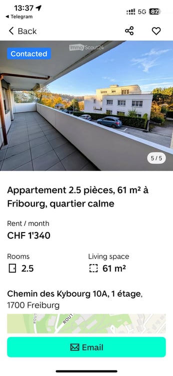 Charmant appartement de 2.5 pièces de 61 m2, Fribourg 5
