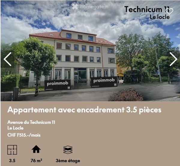 Appartement avec encadrement 4.5 pièces 1