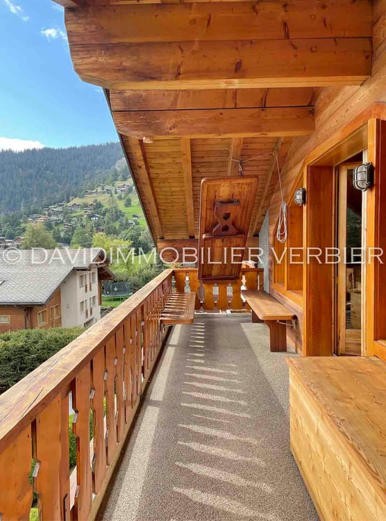 Verbier: Appartement en attique de 1.5 pièces à L'année ou à la saison 19