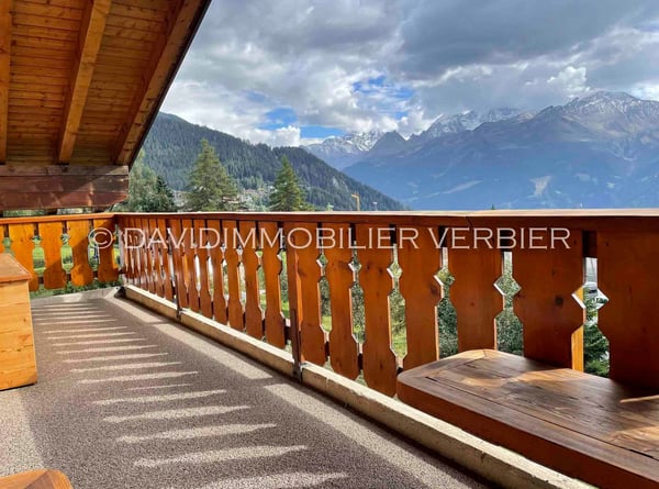 Verbier: Appartement en attique de 1.5 pièces à L'année ou à la saison 20
