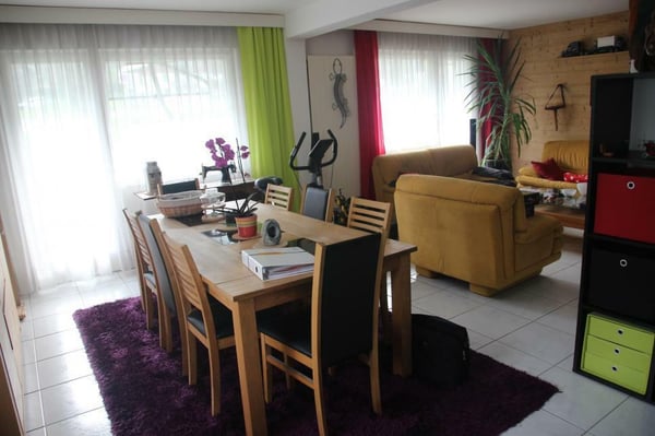 Spacieux 3,5 pièces de 98 m2 + 2 balcons 24 m2 appartement traversant et à l'angle sud de l'immeuble 6