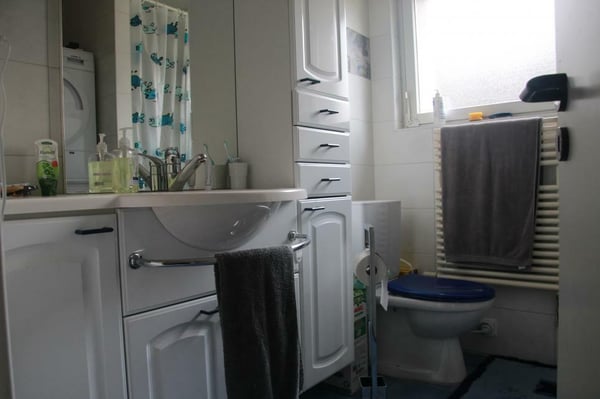 Spacieux 3,5 pièces de 98 m2 + 2 balcons 24 m2 appartement traversant et à l'angle sud de l'immeuble 10