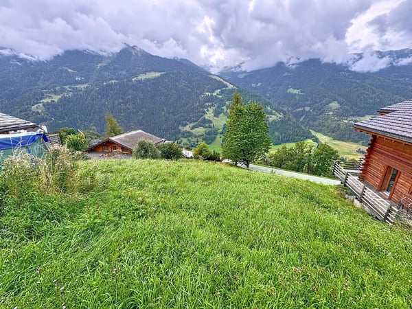 Terrain à bâtir de 459 m² à Sarreyer, vue plongeante sur la vallée 14