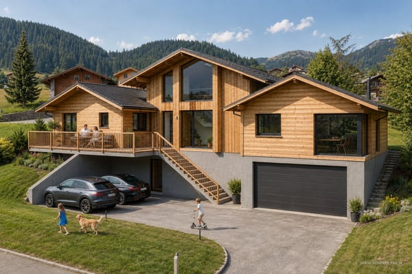 Construisez votre chalet familial à Bruson