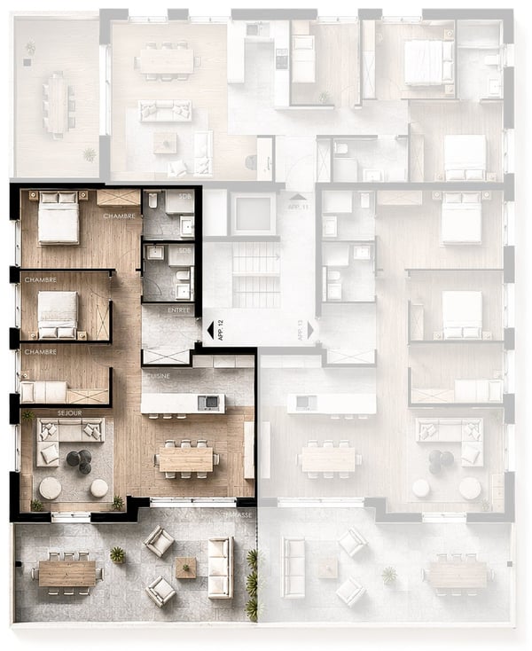 Une grande terrasse plein sud, en résidence secondaire 11