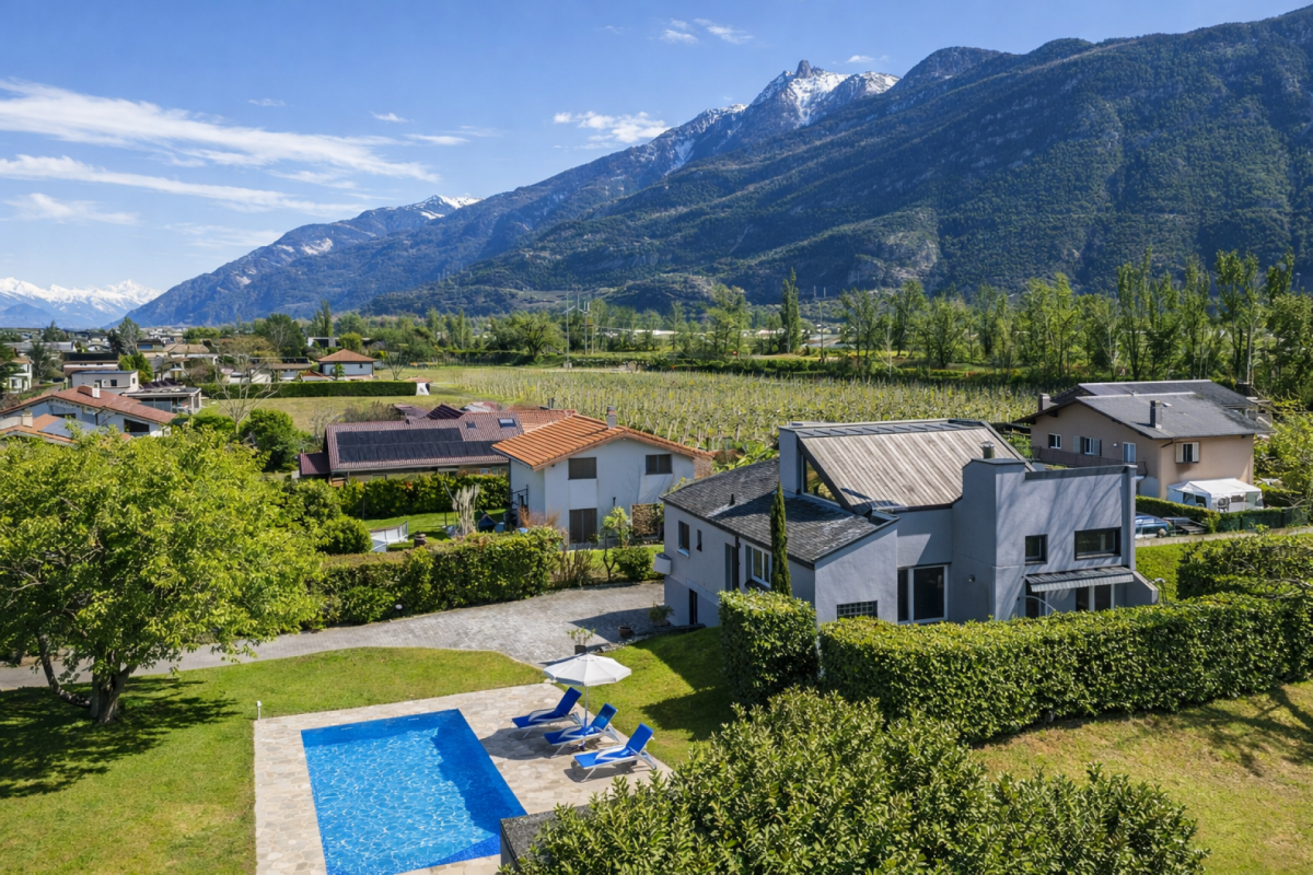 Superbe villa individuelle bien située à Fully