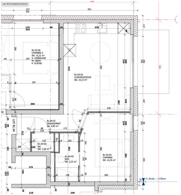 Vouvry – Magnifique 1.5 pièces – Rez-de-jardin – Nouvelle construction - Lot B1.04 14