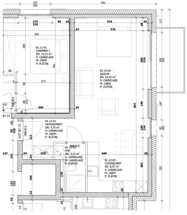 Vouvry – Studio contemporain – 2er étage – Nouvelle construction - Lot B2.22 13
