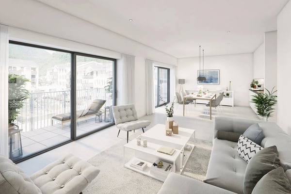 Vouvry - Appartement de 1.5 pièces - Résidence le Bourg - Lot B2.13 1