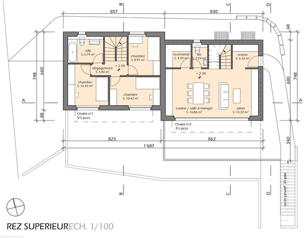 CHALET RÉSIDENTIEL 1.5 PIÈCES « LA DÉLLÈGE » 12