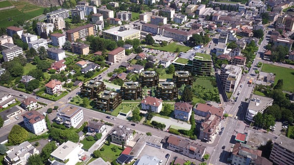 Prächtige 1.5-Zimmer-Neuwohnung - Esplanade Léonard Martigny 12