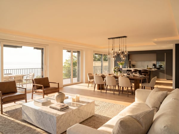 Magnifique attique de 5.5 pièces à vendre avec vue exceptionnelle sur le lac Léman 2