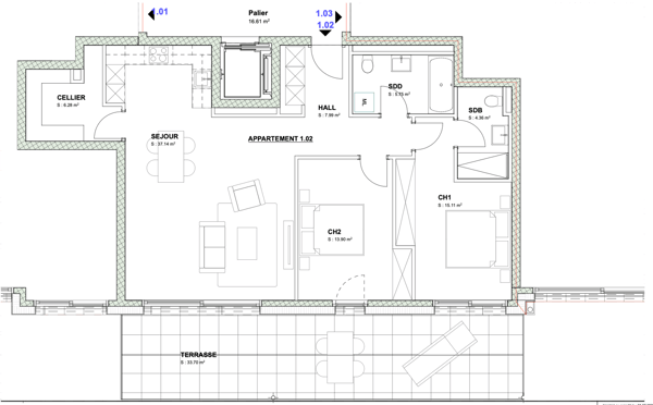 Nouvelle résidence à Savièse - Appartement neuf à louer 10