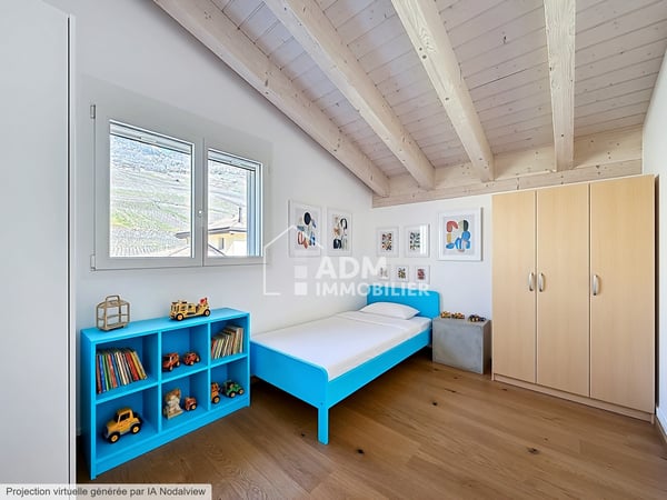 Leytron, spacieux appartement 4.5 pièces en attique 7