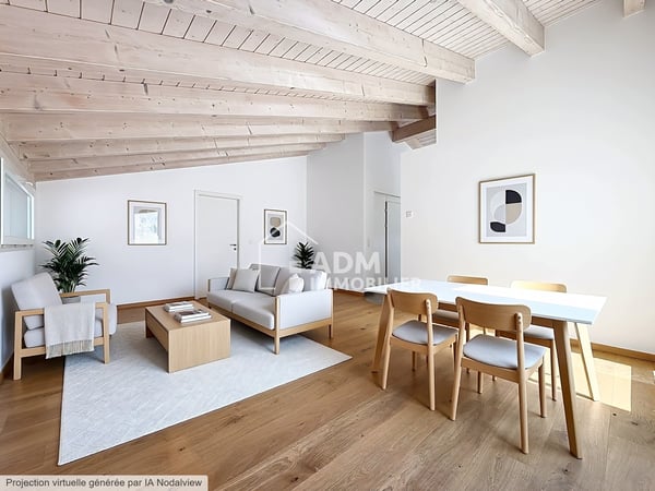 Leytron, spacieux appartement 4.5 pièces en attique 2