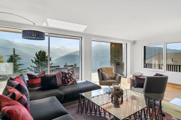 Chalet avec belle vue centre Bluche 1