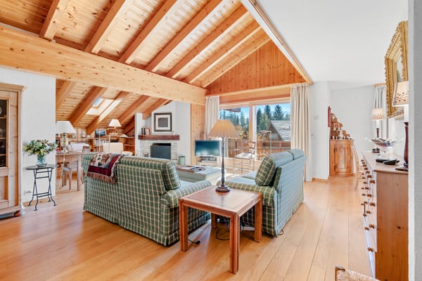 Attique 3 chambres sur le golf - Résidence secondaire à Crans-Montana 2