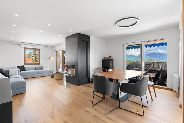 Attique entièrement rénové avec terrasse panoramique et vue imprenable 1